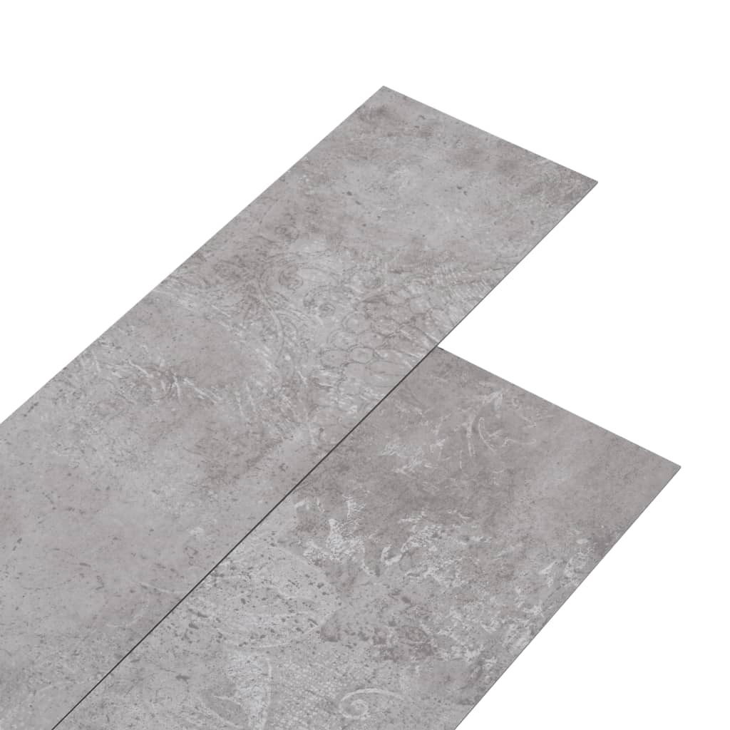 grīdas dēļi, 5,26 m², 2 mm, zemes pelēki, PVC