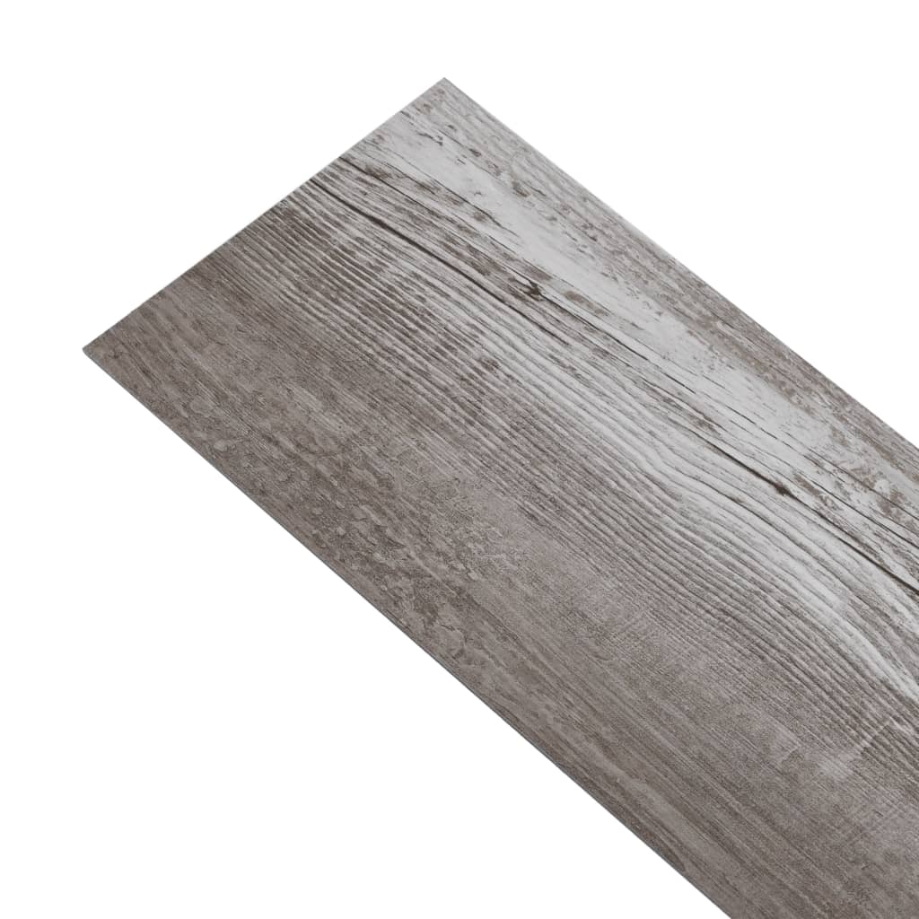 grīdas dēļi, 5,26 m², 2 mm, matēta koka brūni, PVC