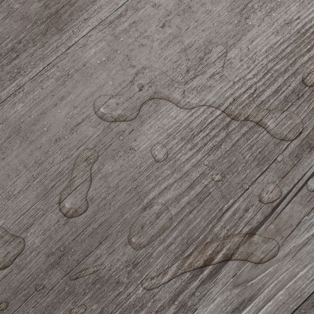 grīdas dēļi, 5,26 m², 2 mm, matēta koka brūni, PVC