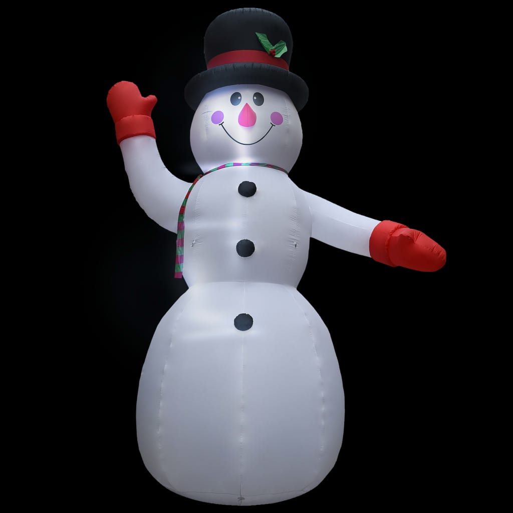 inflatable snowman, LED, IP44, 600 cm, XXL