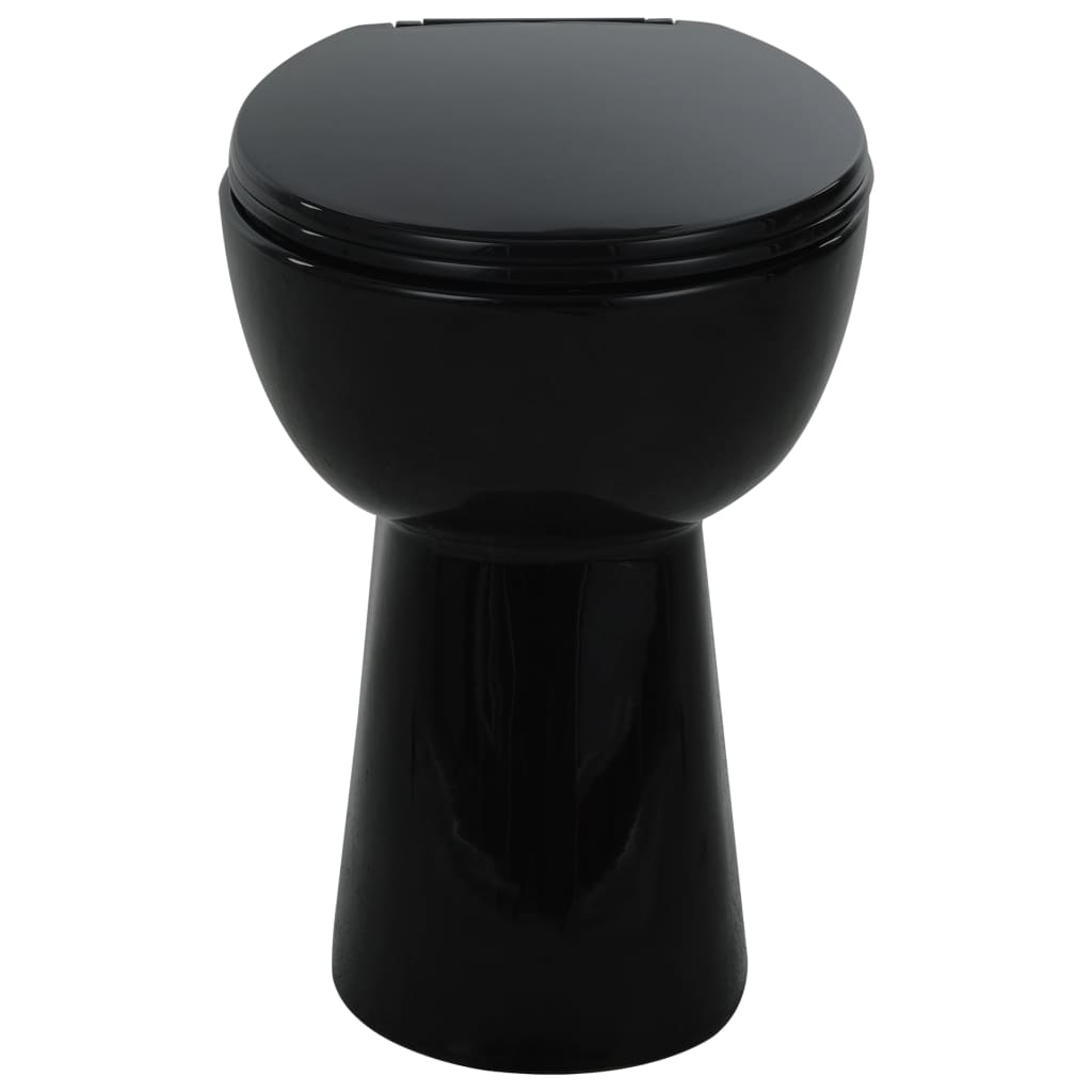 toilet bowl, with slow closing function, black ceramic