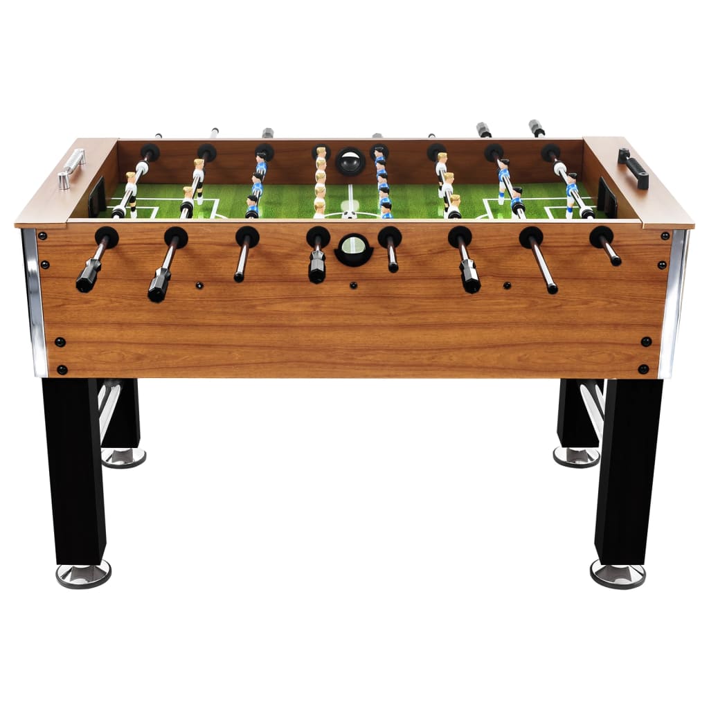 table football, 140x74,5x87,5 cm, 60 kg, steel, brown, black