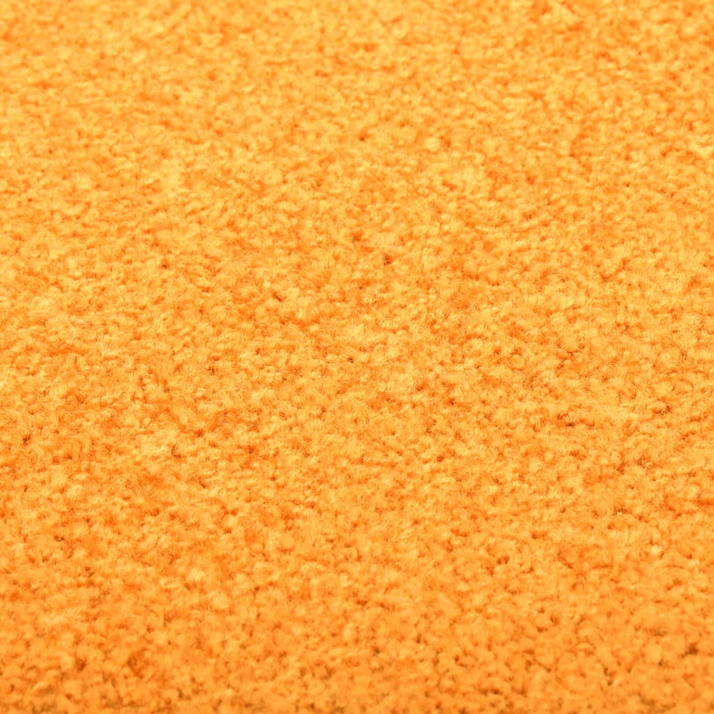 durvju paklājs, mazgājams, oranžs, 60x180 cm