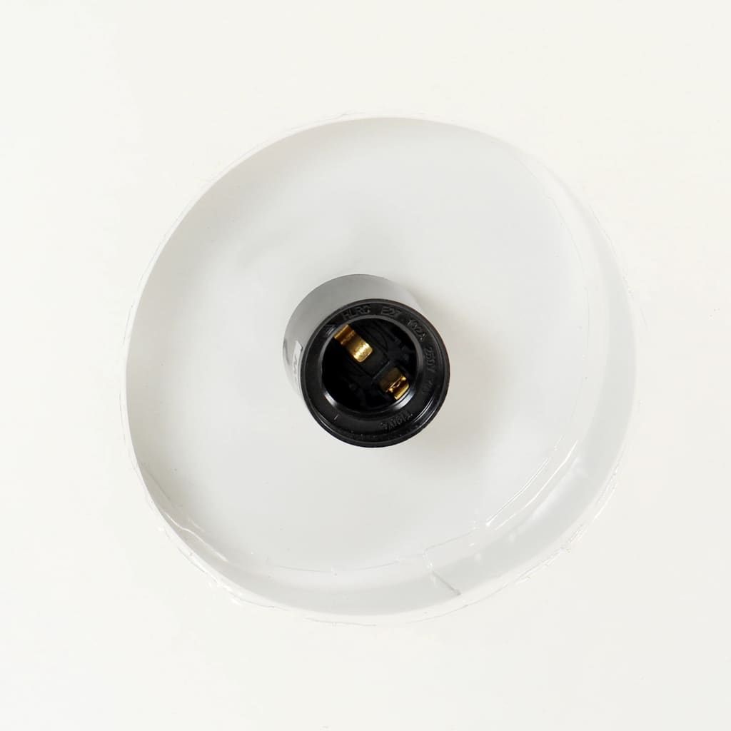 griestu lampa, industriāls dizains, balta, 42 cm, E27
