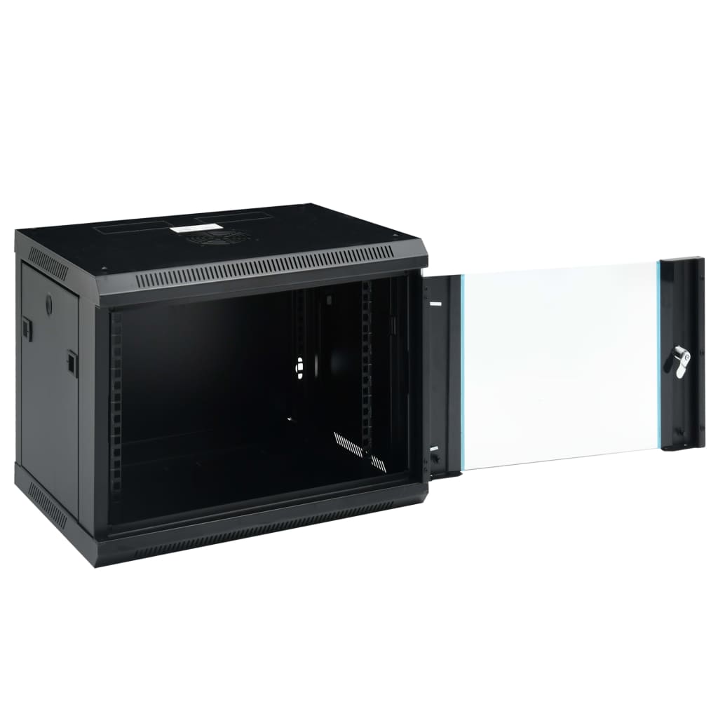 9U server cabinet, 19", IP20, 600x450x510 mm