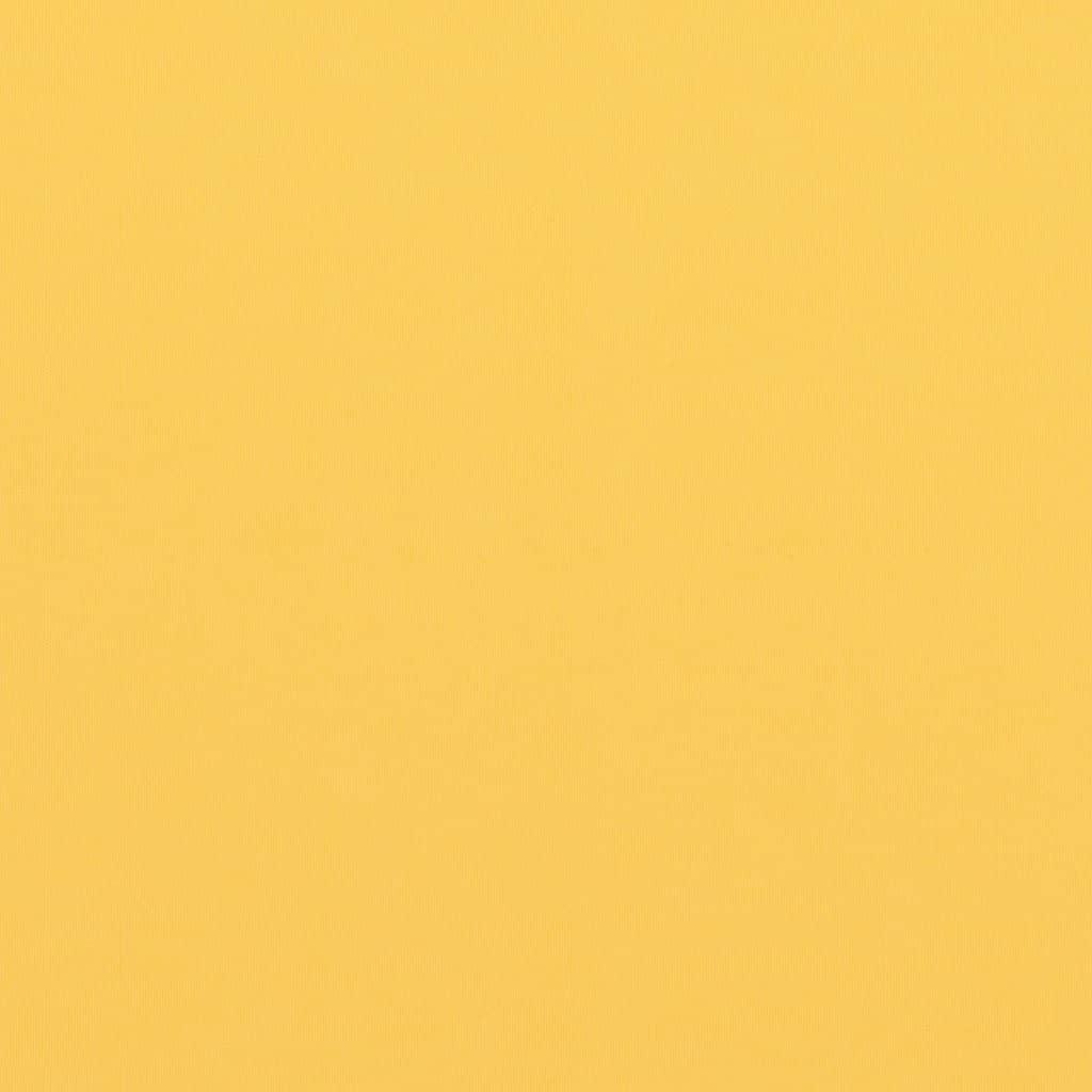 balkona aizslietnis, 120x500 cm, dzeltens audums - amshop.lv