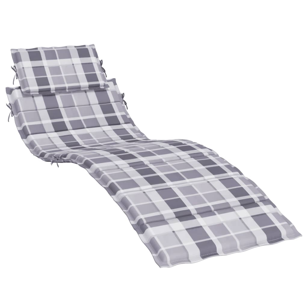 sauļošanās krēsla matracis, 186x58x3 cm, audums, četrstūri