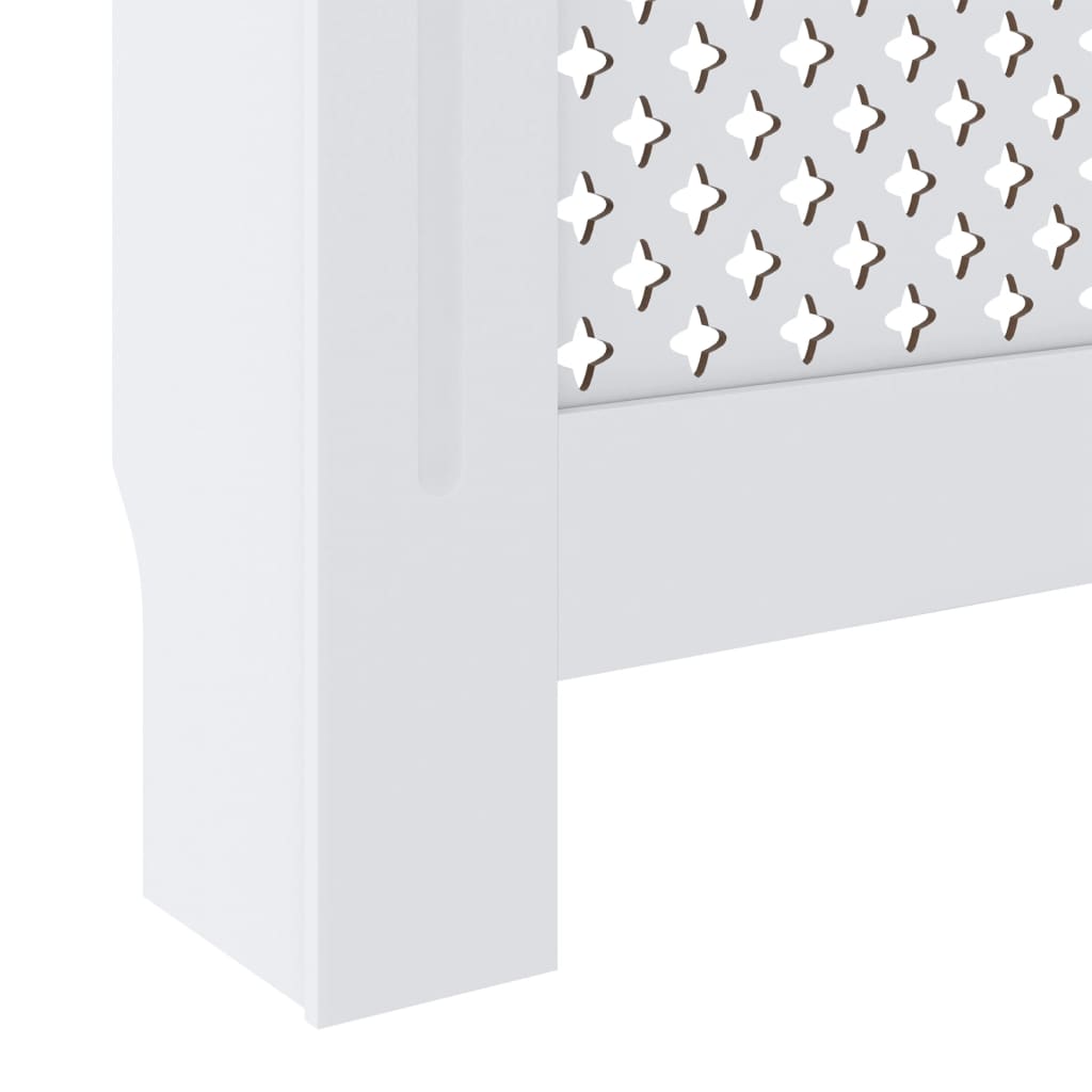 radiatora pārsegs, balts MDF, 78 cm