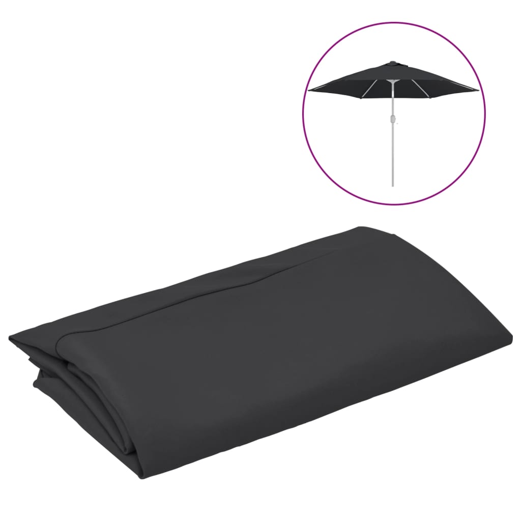 Запасная ткань для зонта, черная, 300 см