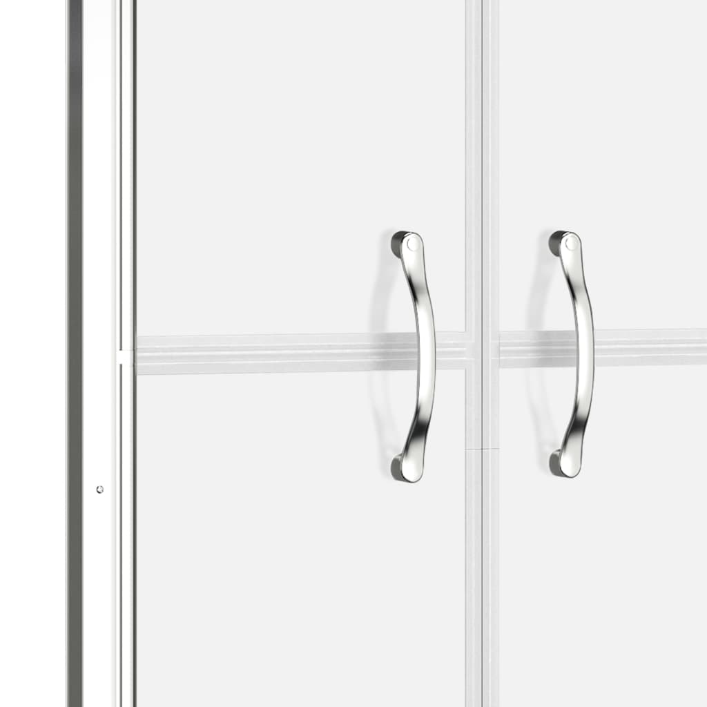 dušas durvis, 81x190 cm, ESG, pusmatētas