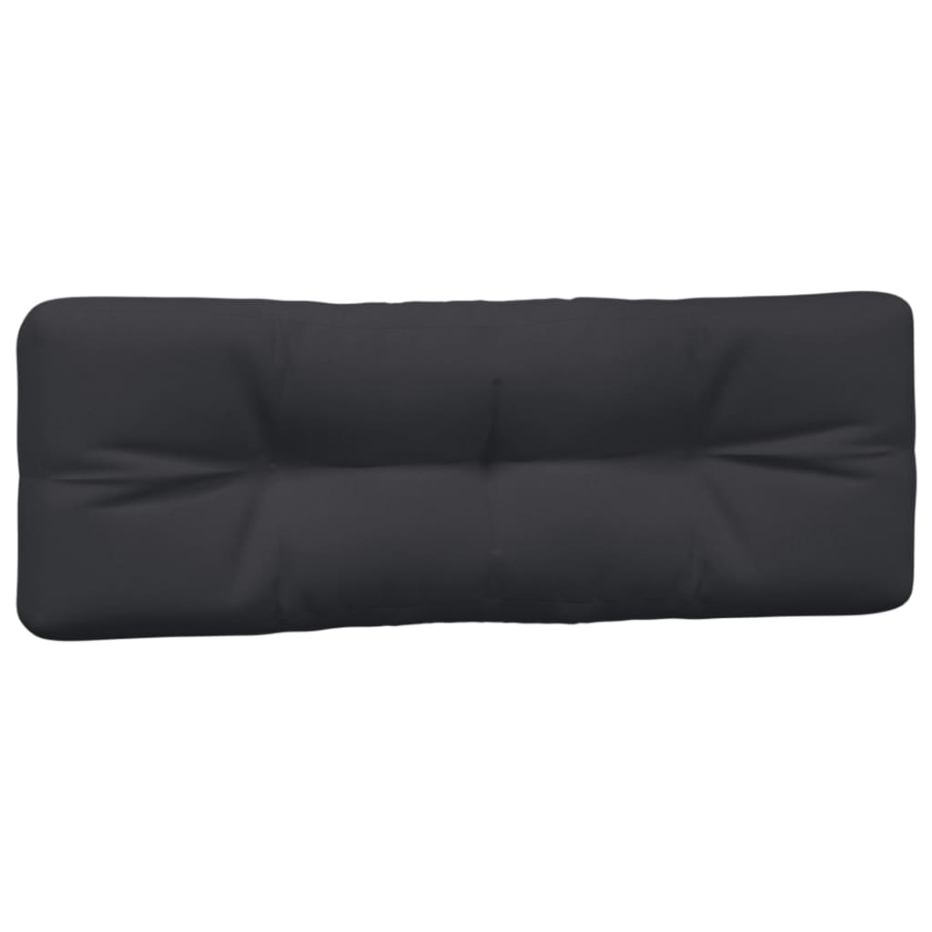 pallet pillows, 3 pcs., fabric, black