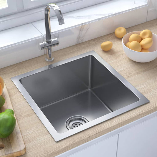 kitchen sink, stainless steel