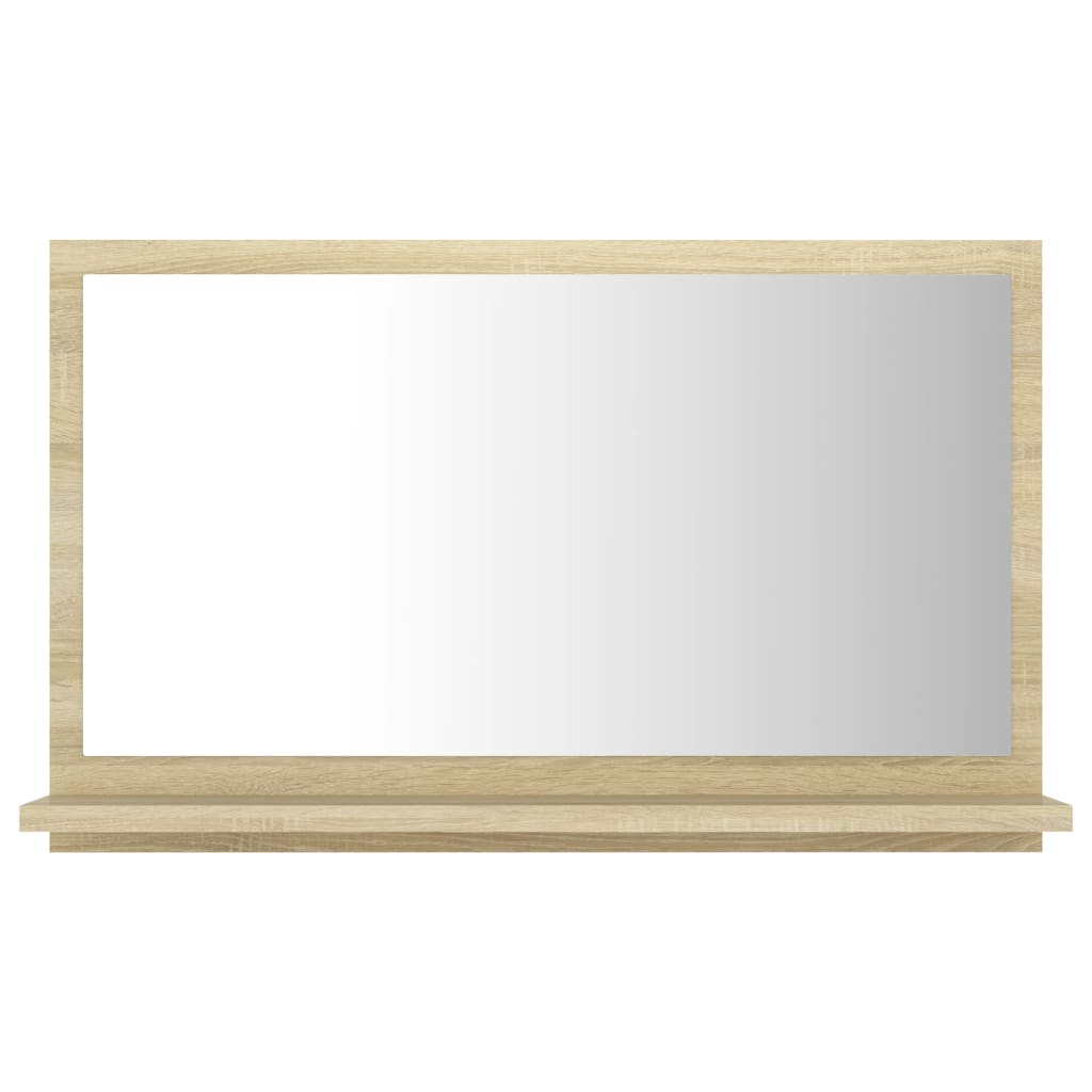 vannasistabas spogulis, ozolkoka krāsā, 60x10,5x37 cm