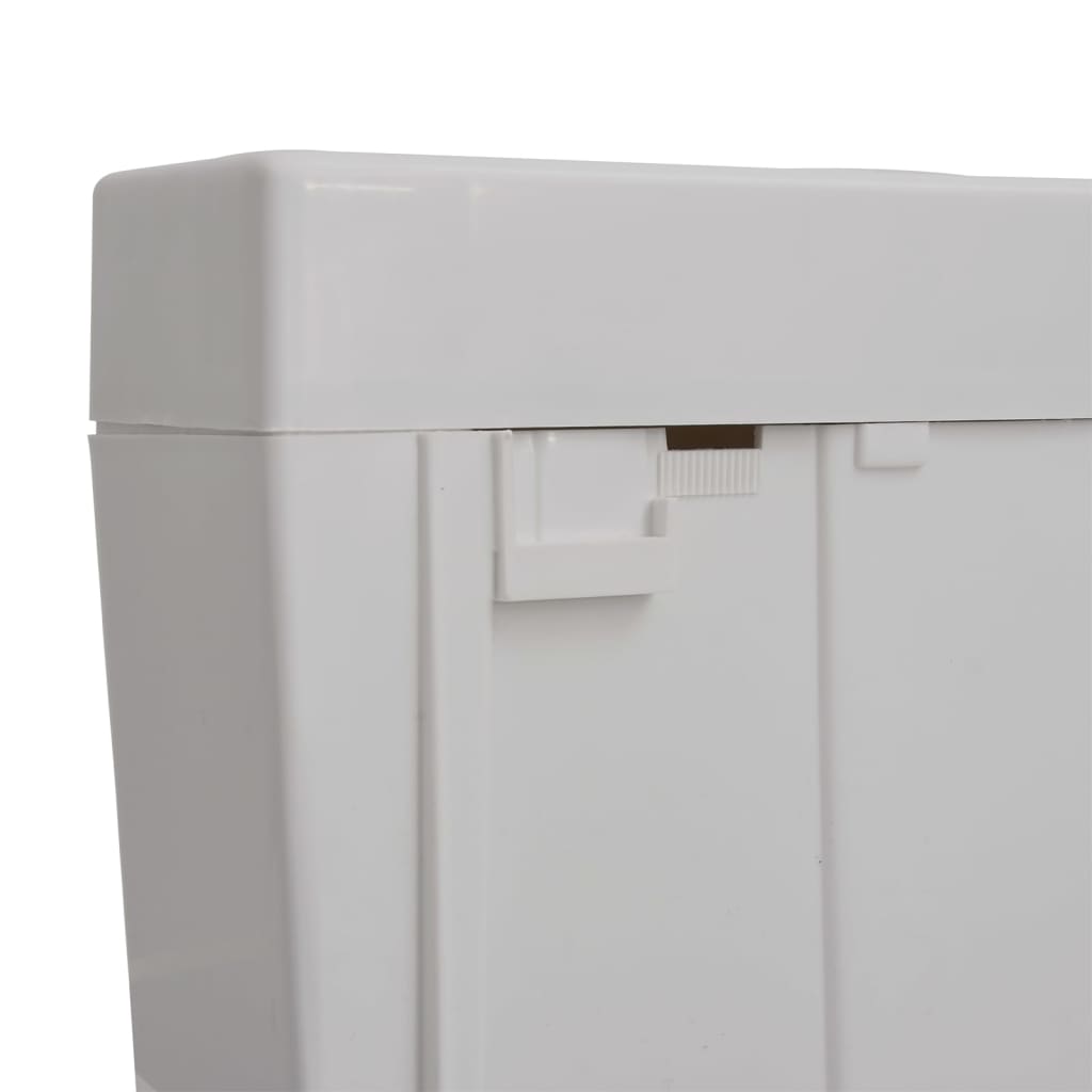 toilet tank with bottom water supply, 3/6 l, gray
