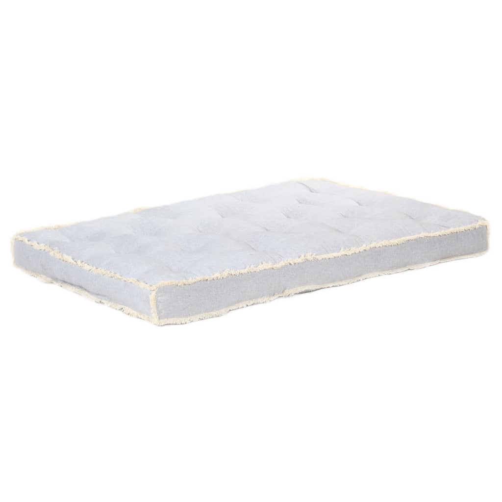 pallet sofa mattress, 120x80x10 cm, gray