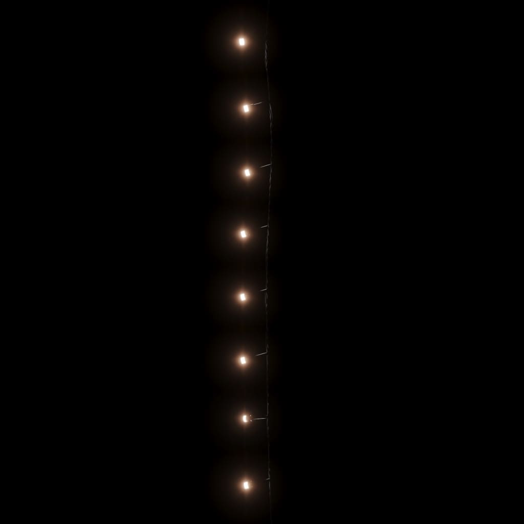 Светодиодная гирлянда из 150 светодиодов теплого белого цвета, 15 м, ПВХ