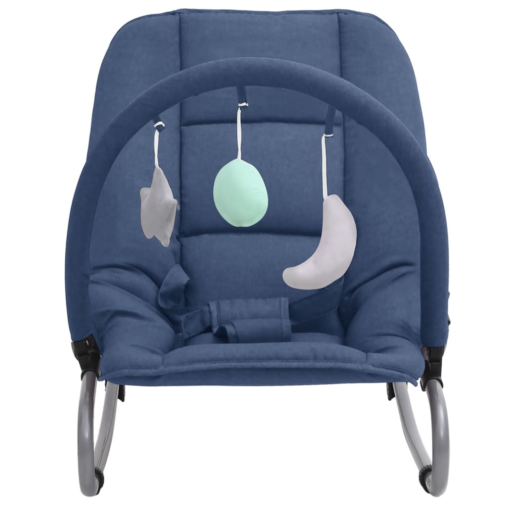 детское кресло-качалка, темно-синий, сталь