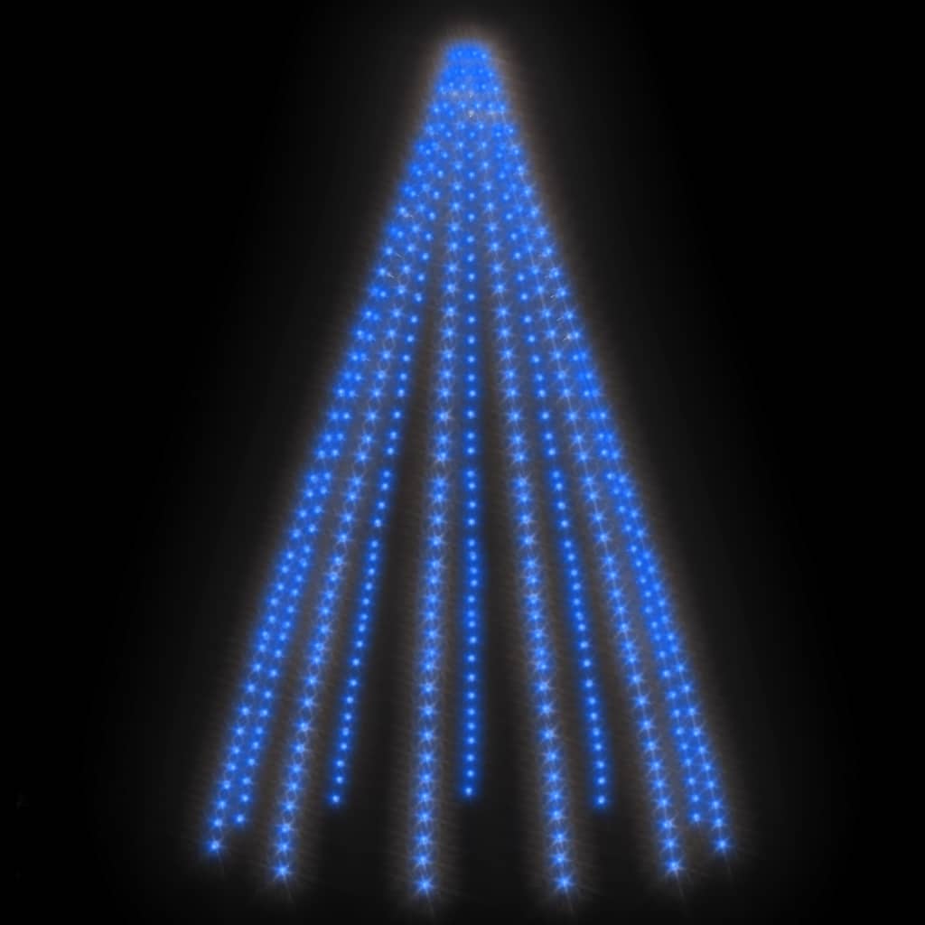 Ziemassvētku lampiņas, 500 LED, 500 cm, zilas