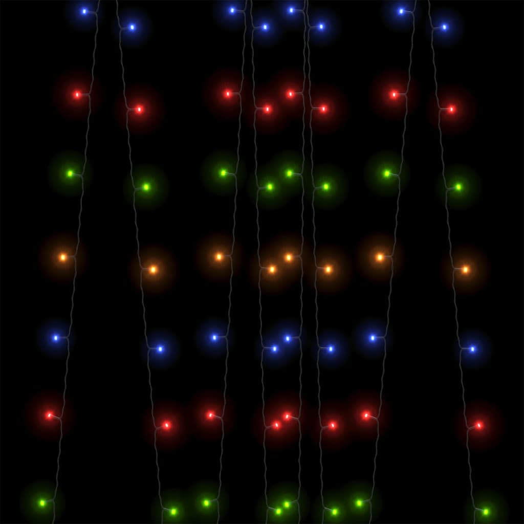 solar string of lights, 2 pcs., 2x200 LED, multicolored