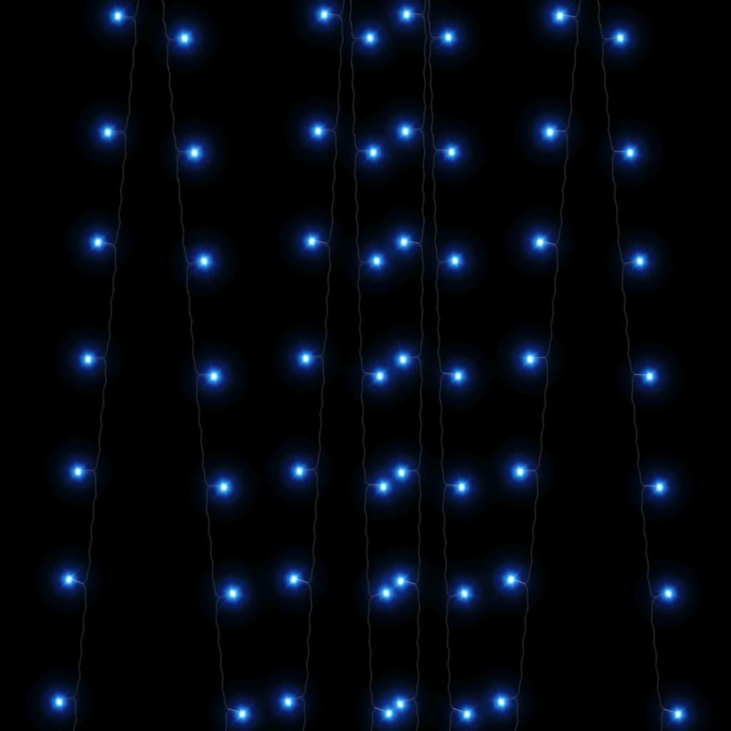 solar string of lights, 5 pcs., 5x200 LED, blue