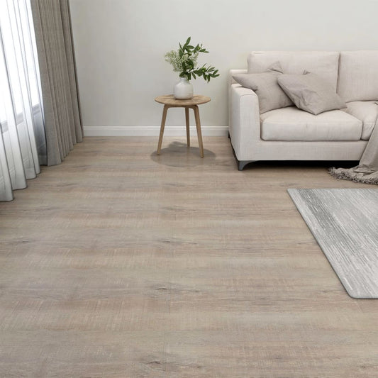 floor tiles, 20 pcs., self-adhesive, 1.86 m², PVC, gray-brown