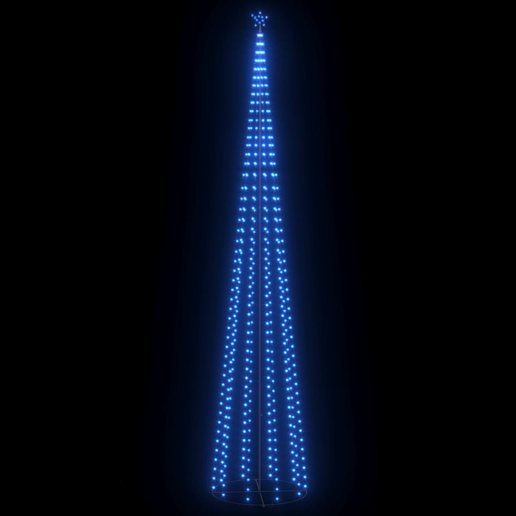 Christmas tree, 752 blue LED lights, 160x500 cm