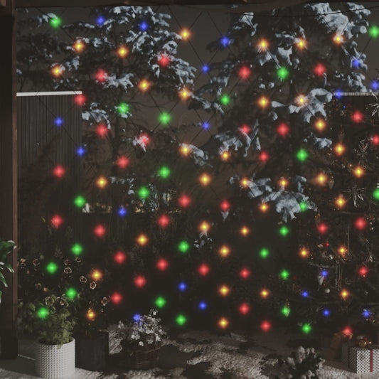 Ziemassvētku lampiņu tīkls, 4x4 m, 544 krāsainas LED