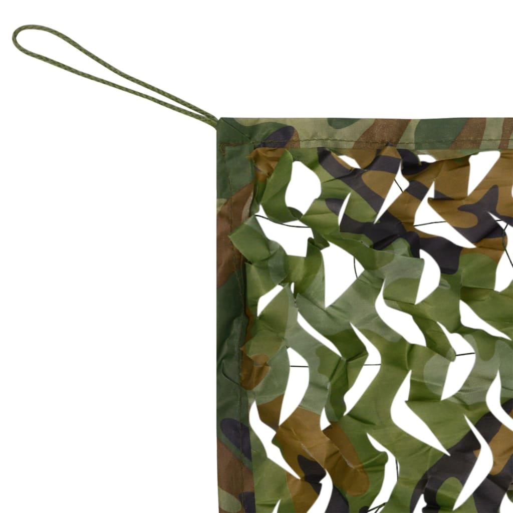 kamuflāžas tīkls ar uzglabāšanas somu, 1,5x8 m, zaļš - amshop.lv