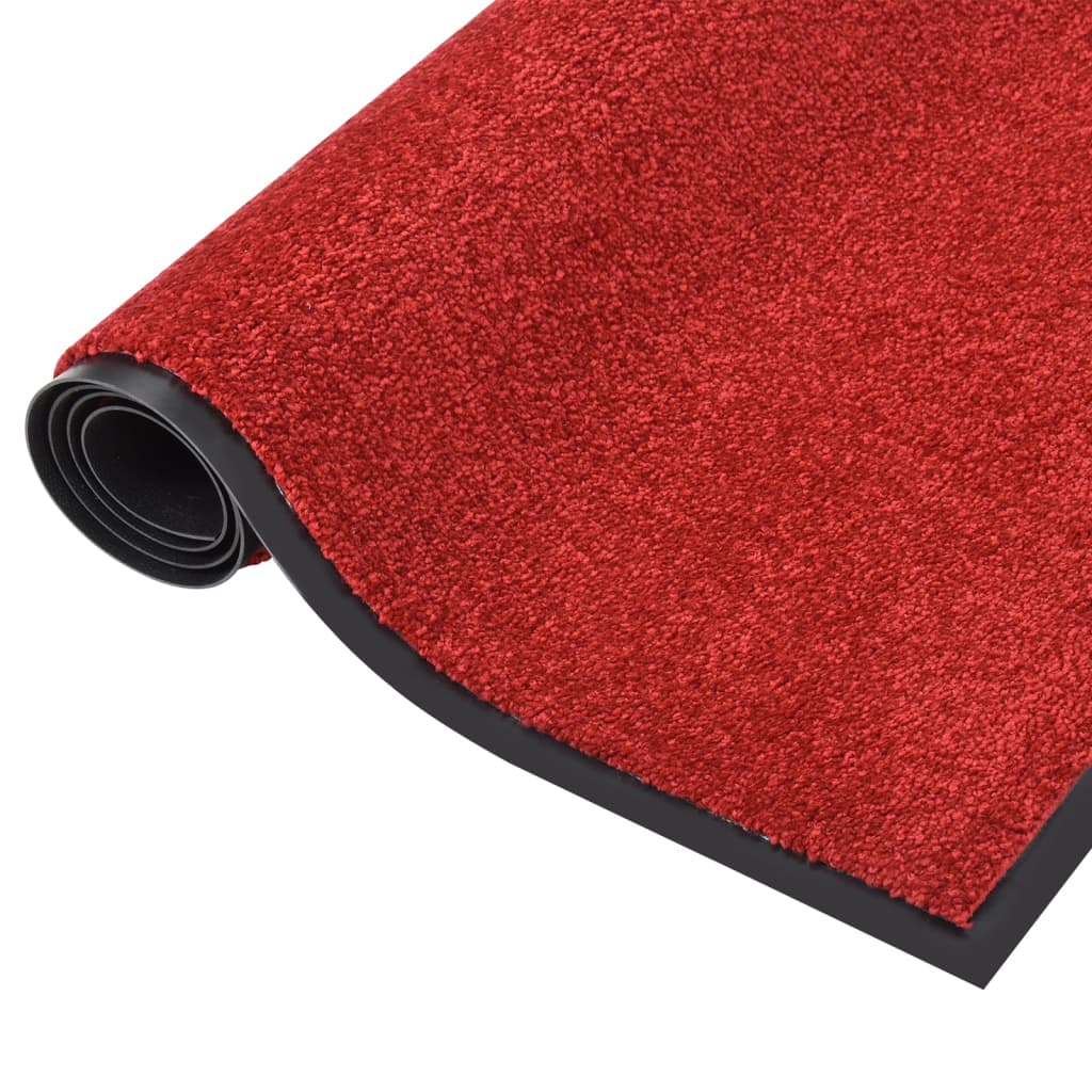 durvju paklājs, sarkans, 40x60 cm
