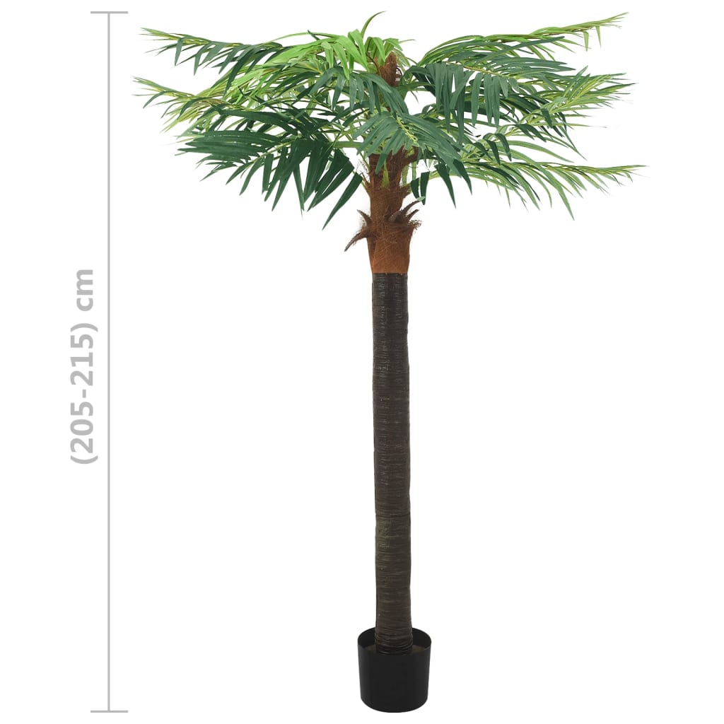 mākslīgais augs, fēnikspalma ar podiņu, 215 cm, zaļa