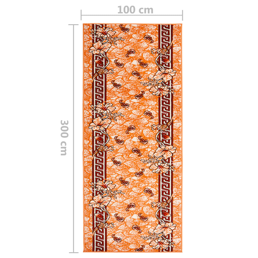 ковровая дорожка, BCF, бордовый, 100x300 см
