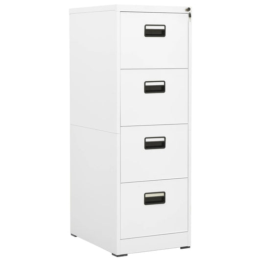 file cabinet, white, 46x62x133 cm, steel