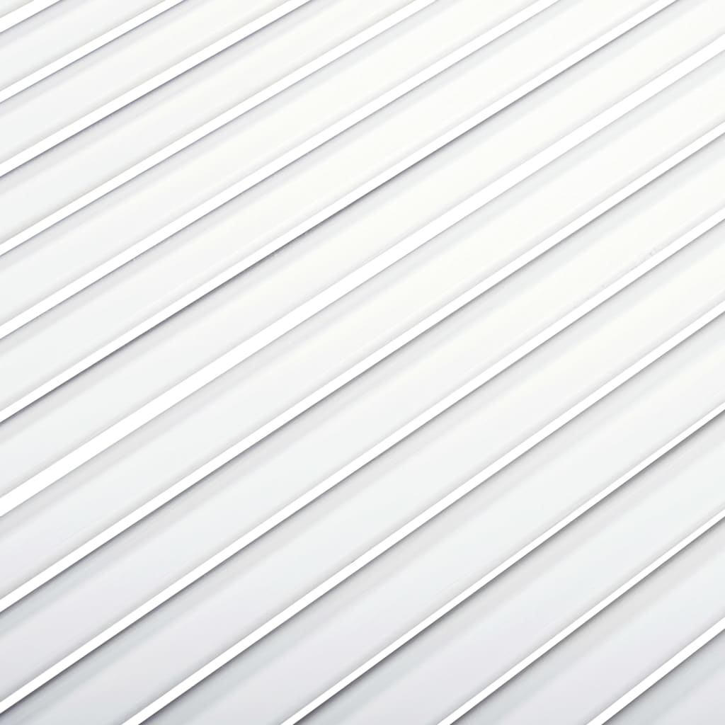 žalūziju durvis, balts priedes masīvkoks, 99,3x59,4 cm