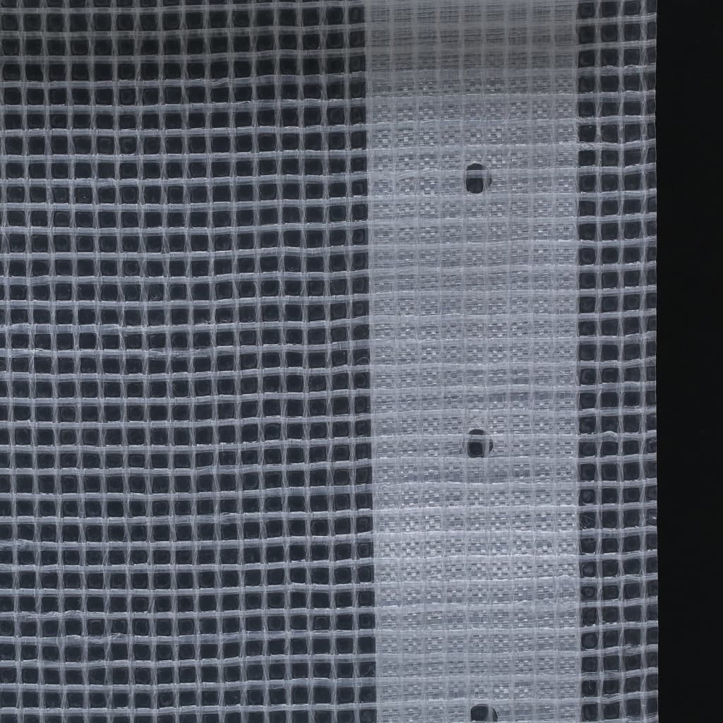 brezenta pārklāji, 2 gab., smalki austi, 260 g/m², 2x10m, balti