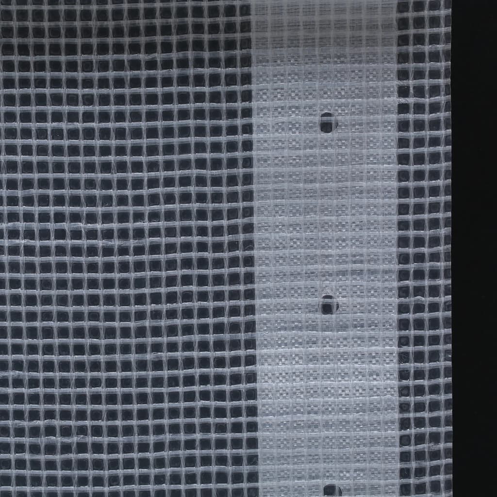 brezenta pārklāji, 2 gab., smalki austi, 260 g/m², 2x15m, balti