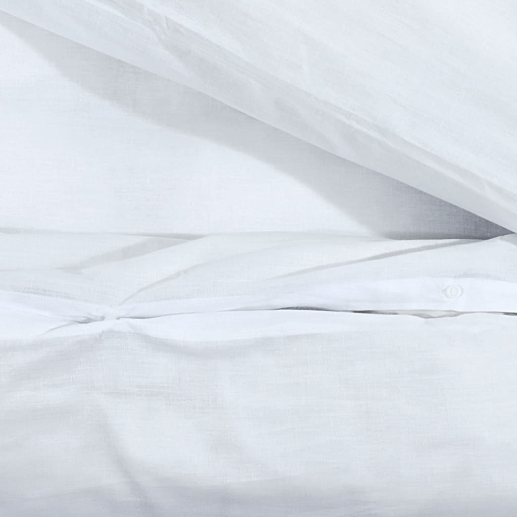 gultasveļas komplekts, balts, 135x200 cm, kokvilna