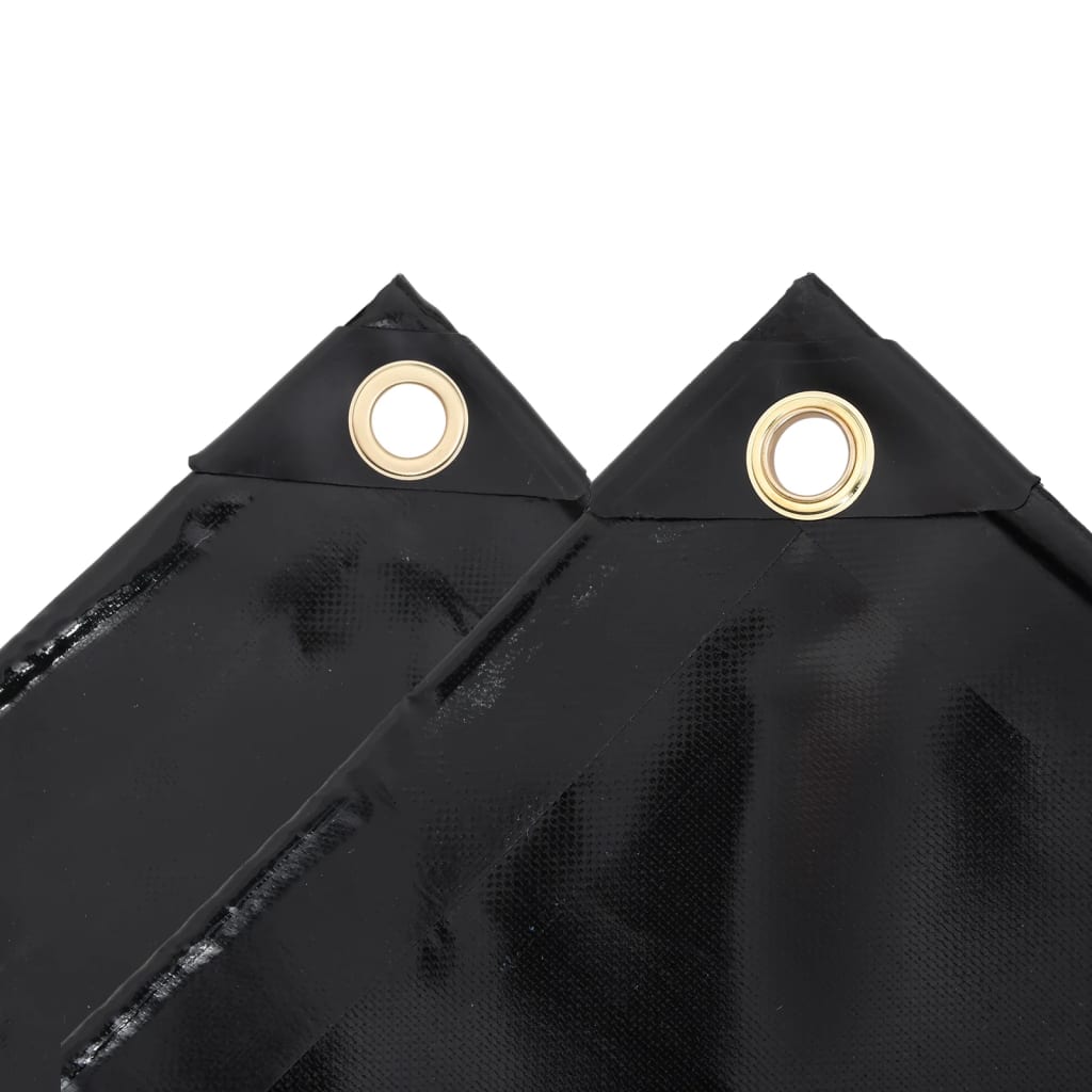 tarpaulin cover, awning, 650 g/m², 2x3 m, black