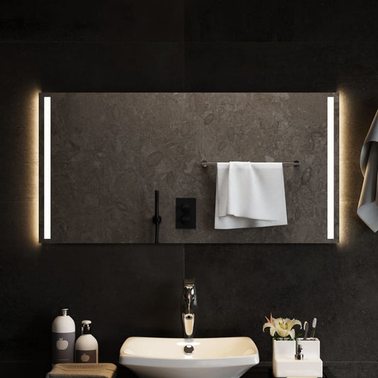 vannasistabas spogulis ar LED, 100x50 cm