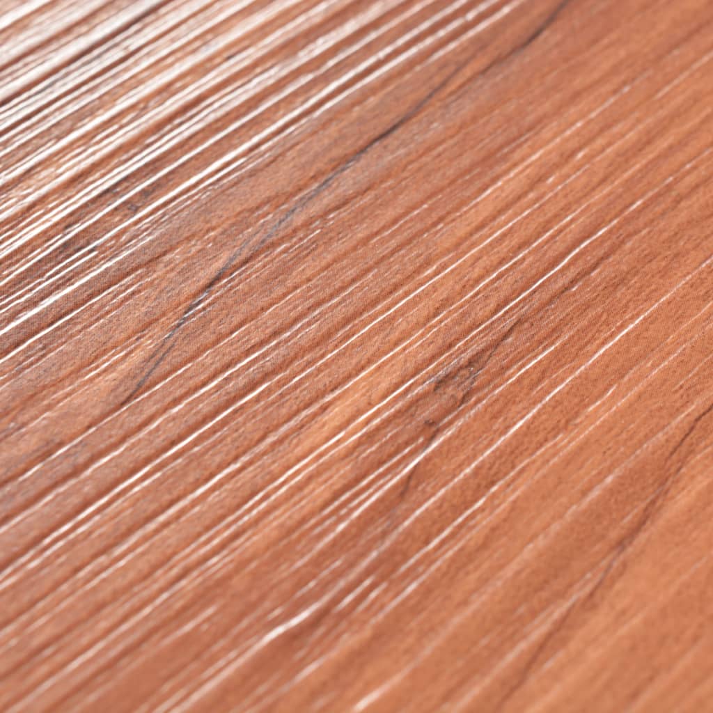 grīdas dēļi, pašlīmējoši, 2,51 m², 2 mm, gobas koka krāsa, PVC