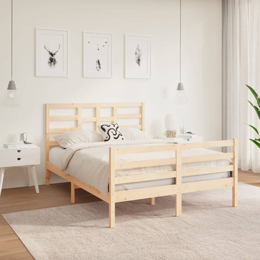 bed frame, solid wood, 140x190 cm