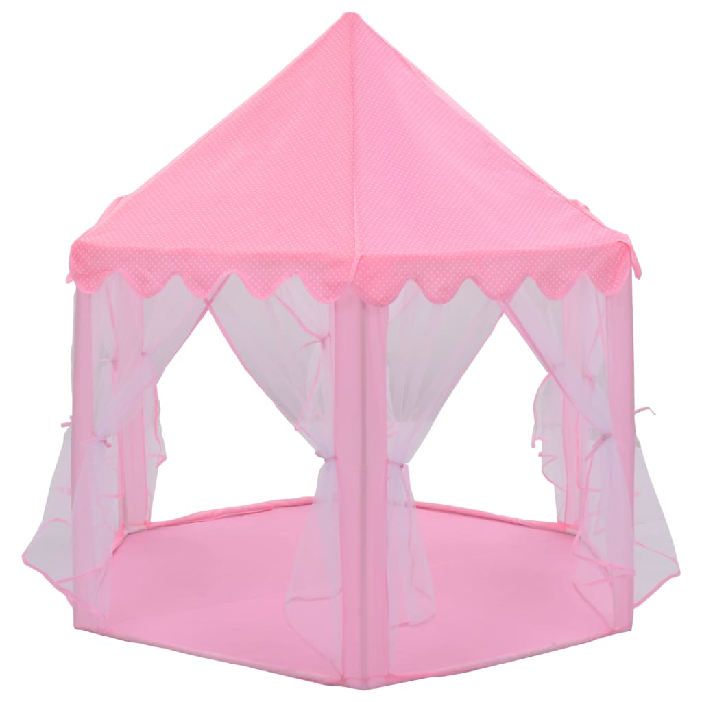 princess play tent with 250 balls, pink, 133x140 cm
