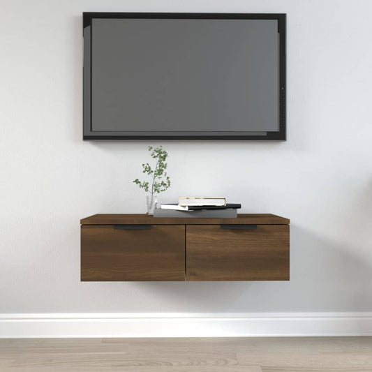 wall cabinet, oak color, 68x30x20 cm, engineered wood