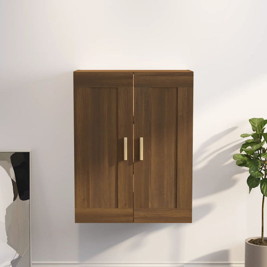wall cabinet, oak, 69.5x32.5x90 cm, engineered wood