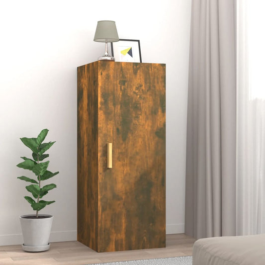wall cabinet, oak color, 34.5x34x90 cm, engineered wood