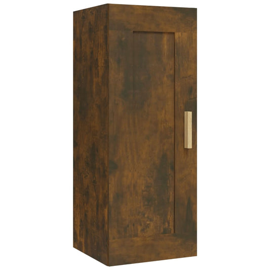wall cabinet, oak color, 35x34x90 cm, engineered wood