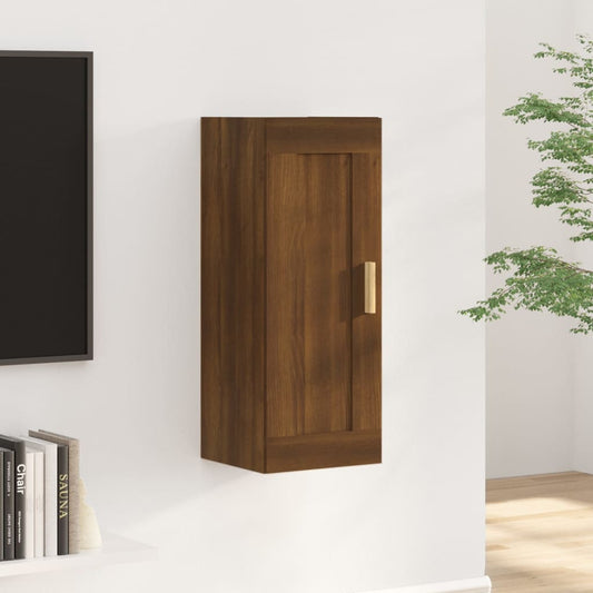 wall cabinet, oak, 35x34x90 cm, engineered wood
