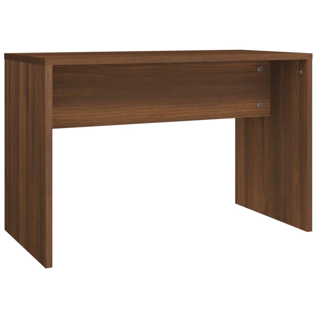 mirror table bench, oak color, 70x35x45 cm, engineered wood