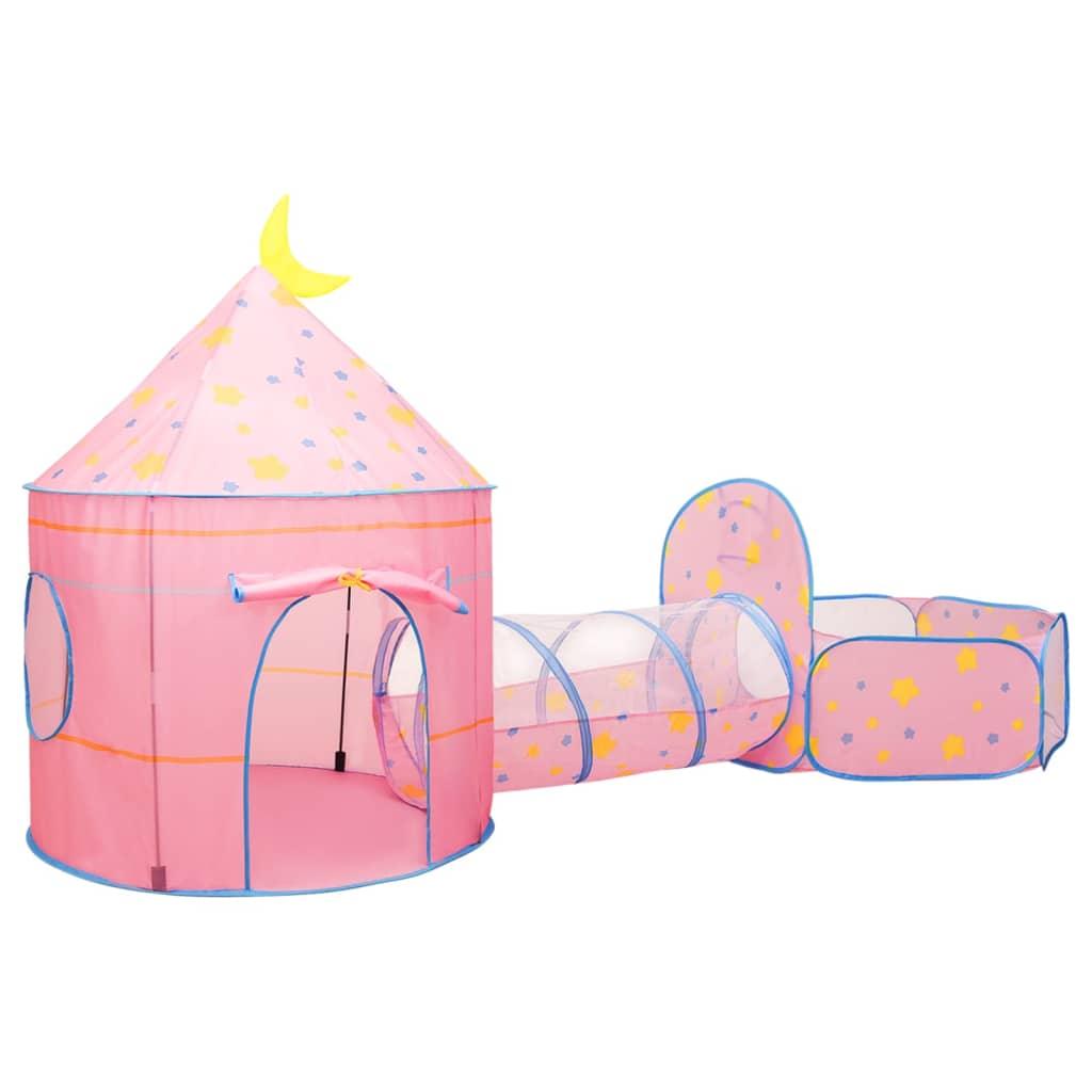 rotaļu telts, rozā, 301x120x128 cm - amshop.lv