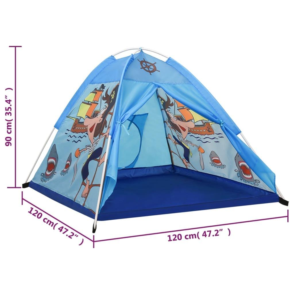 rotaļu telts, zila, 120x120x90 cm - amshop.lv