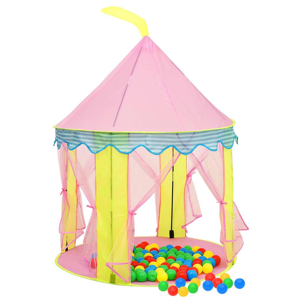 rotaļu telts, rozā, 100x100x127 cm - amshop.lv